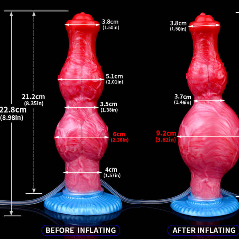 Grootslang - Ejaculating Inflatable Dildo M - Dragon Dildo UK