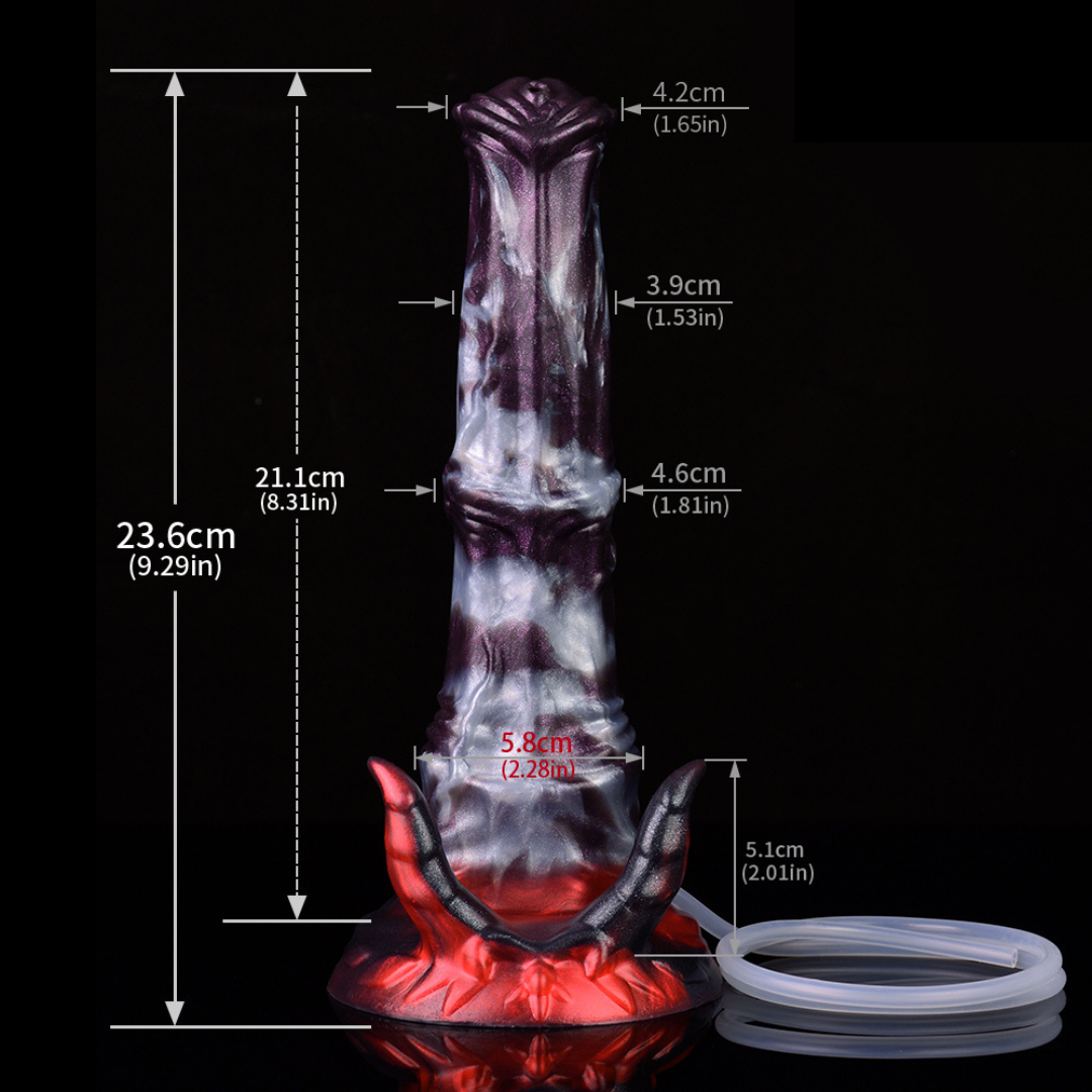 Dark Ice Monster Ejaculating Dildo - Abada